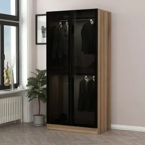 Kale Glass Dark Grey1 - 210 Dark Grey Wardrobe
