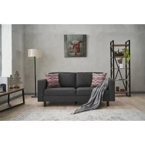 Kale Linen - Anthracite Anthracite 2-Seat Sofa