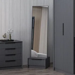 Kale Luxe Soft - 4803 Antracitni Toaletni Sto