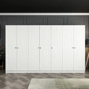 Kale Mebran - 4012 White Wardrobe