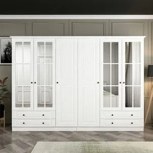 Kale Mebran - 4020 White Wardrobe