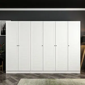 Kale Mebran - 8423 White Wardrobe