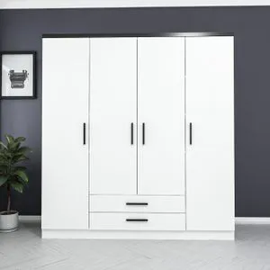 Kale Plus - 3908 White Wardrobe