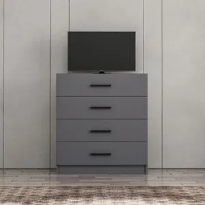 Kale TV - Anthracite Anthracite Dresser
