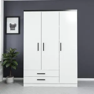 Kale White - 2248 White Wardrobe