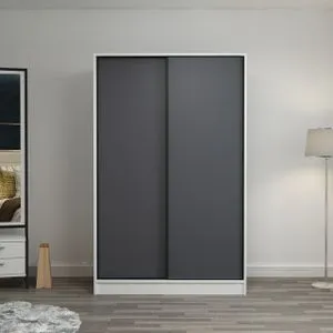 Kale White Anthracite - 2309 White
Anthracite Wardrobe