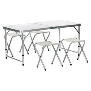 Kamp set sklopivi (sto i 4 stolice)