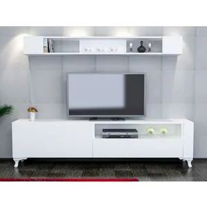 Kar - White White TV Unit
