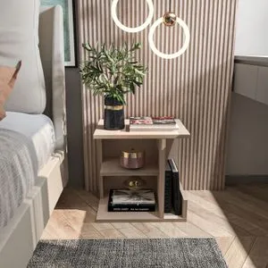 Karamira - Beige Beige Nightstand
