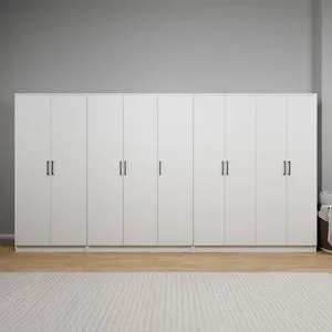 Kardelen 1600-109 White Wardrobe
