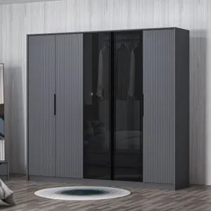 Kate Luxe - 4805 Anthracite Wardrobe