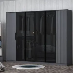 Kate Luxe - 4806 Anthracite Wardrobe