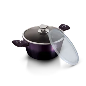 KAUFMAX ŠERPA SA POKLOPCEM 28CM PURPLE ECLIPSE COLLECTION KM-0048