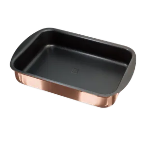 KAUFMAX TEPSIJA 40X28.5X7CM ROSE GOLD METALIC COLLECTION KM-0067