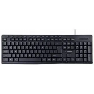 KB-UM-107 ** Gembird Multimedijalna tastatura US layout black USB (445) A