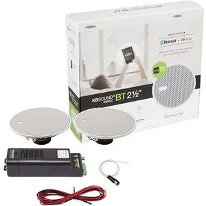 KBSound Audio komplet,2 zvucnika 2,5 8Ohm,FM&BT modul,antena