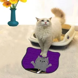 Kdkafa0003 Multicolor Cat Litter Mat