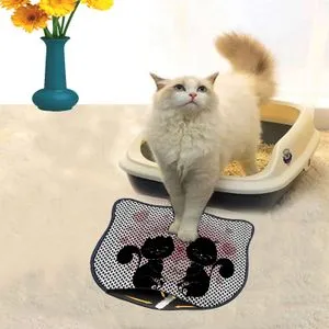 Kdkafa0004 Multicolor Cat Litter Mat