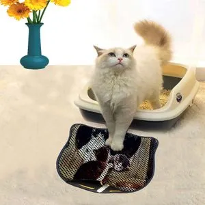 Kdkafa0007 Multicolor Cat Litter Mat