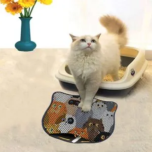 Kdkafa0008 Multicolor Cat Litter Mat
