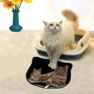 Kdkafa0012 Multicolor Cat Litter Mat