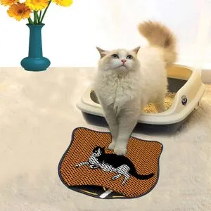 Kdkafa0014 Multicolor Cat Litter Mat
