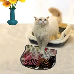 Kdkafa0015 Multicolor Cat Litter Mat