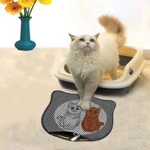 Kdkafa0017 Multicolor Cat Litter Mat