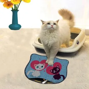 Kdkafa0018 Multicolor Cat Litter Mat