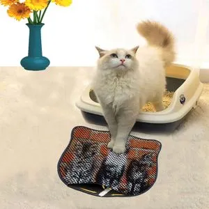 Kdkafa0020 Multicolor Cat Litter Mat