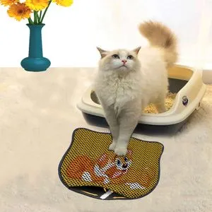 Kdkafa0021 Multicolor Cat Litter Mat