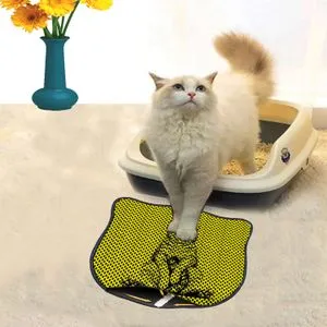 Kdkafa0024 Multicolor Cat Litter Mat