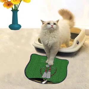 Kdkafa0032 Multicolor Cat Litter Mat