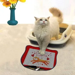 Kdkafa0038 Multicolor Cat Litter Mat