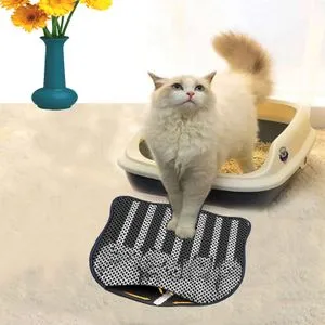 Kdkafa0042 Multicolor Cat Litter Mat