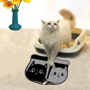 Kdkafa0051 Multicolor Cat Litter Mat