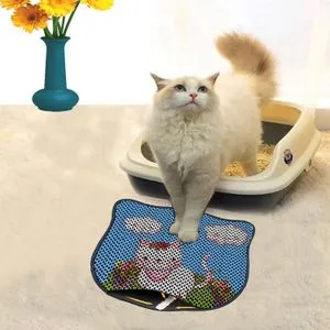 Kdkafa0055 Multicolor Cat Litter Mat