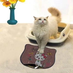 Kdkafa0059 Multicolor Cat Litter Mat