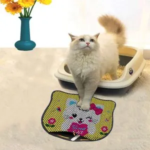 Kdkafa0063 Multicolor Cat Litter Mat