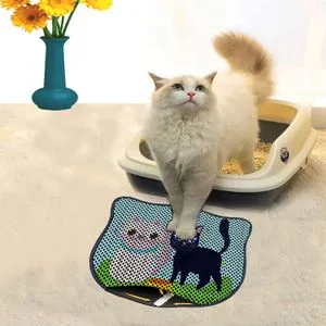 Kdkafa0072 Multicolor Cat Litter Mat
