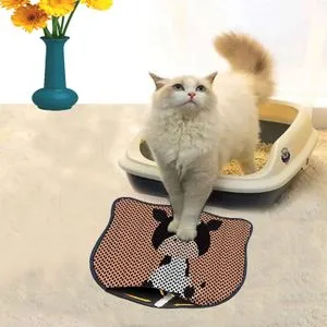 Kdkafa0076 Multicolor Cat Litter Mat