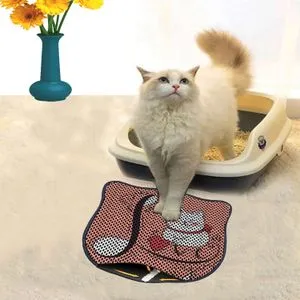 Kdkafa0083 Multicolor Cat Litter Mat