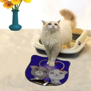 Kdkafa0086 Multicolor Cat Litter Mat