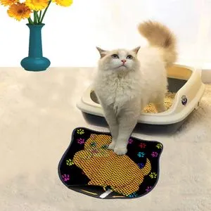 Kdkafa0101 Multicolor Cat Litter Mat