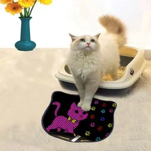 Kdkafa0104 Multicolor Cat Litter Mat
