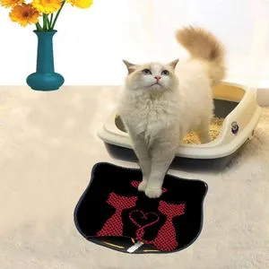 Kdkafa0105 Multicolor Cat Litter Mat