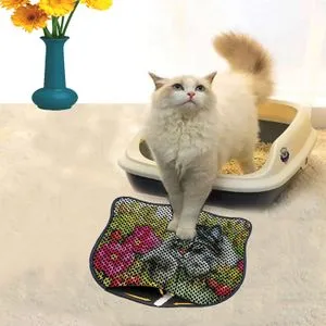 Kdkafa0108 Multicolor Cat Litter Mat
