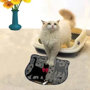 Kdkafa0111 Multicolor Cat Litter Mat