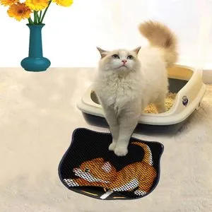 Kdkafa0118 Multicolor Cat Litter Mat