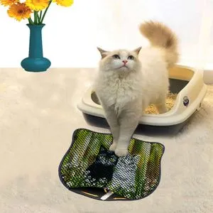 Kdkafa0124 Multicolor Cat Litter Mat
